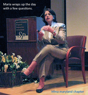 Maria will present any blog topics as a webinar or breakout session